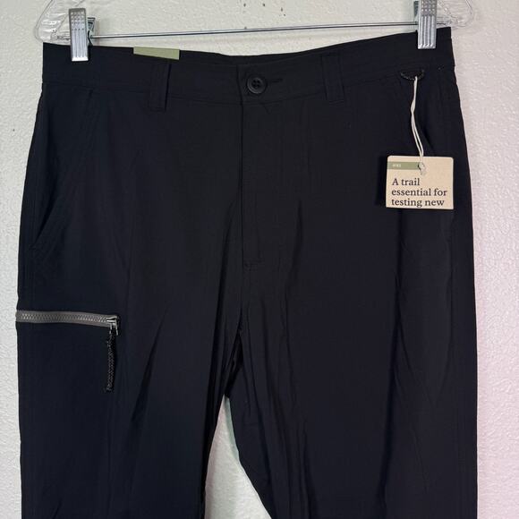 REI Trail Made Pants Mens 30 x 32 Hiking Trail Pant Outdoor UPF 50 Black NEW - Picture 4 of 11